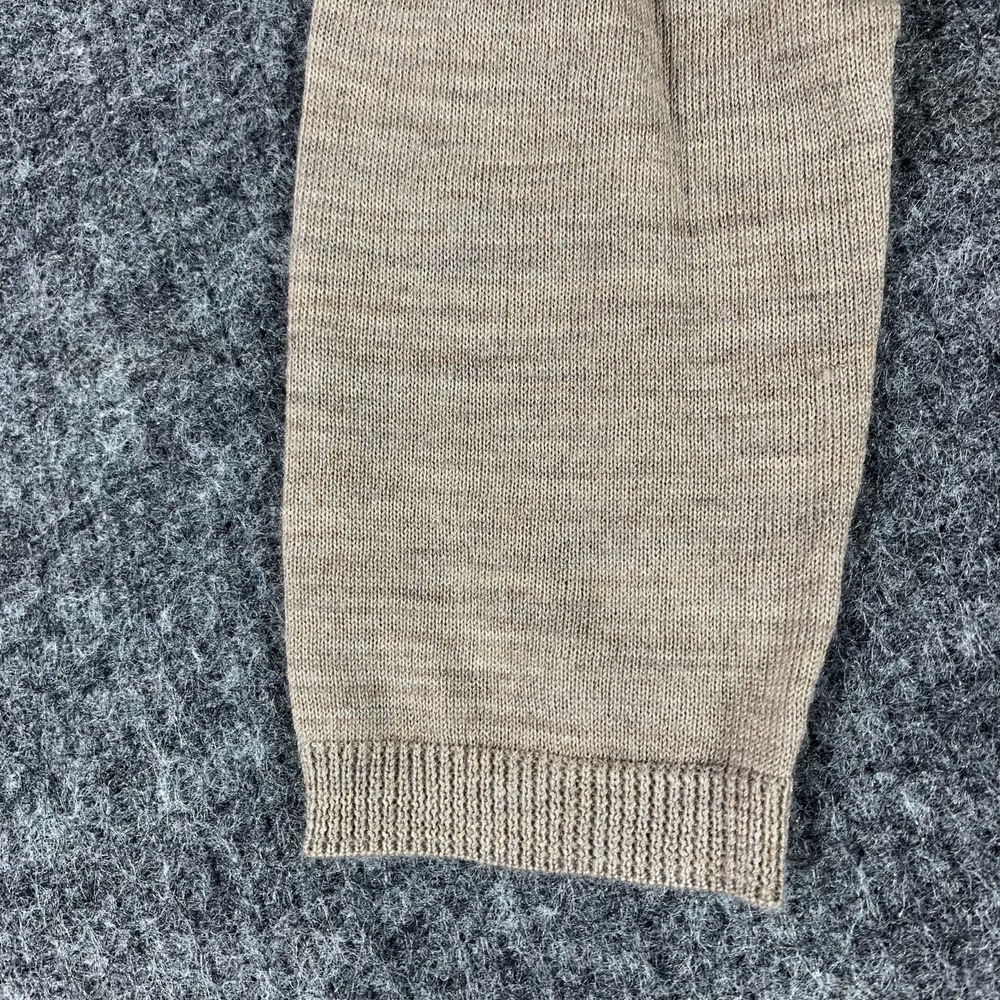 Ann Taylor Loft Sweater Womens Small Beige Lightweight Bow Tie Wool Blend Luxury - Picture 8 of 12